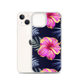 Bright Pink Hibiscus iPhone Case - Larger Flowers -  iPhone Case 11 12 13 (Pro Pro max Mini) 7 8 plus SE XR, X, XS, Xs max