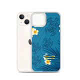 Honu (Hawaiian Sea Turtle) with Ferns and Plumerias Tattoo iPhone Case -  iPhone Case 11 12 13 (Pro Pro max Mini) 7 8 plus SE XR, X, XS, Xs max