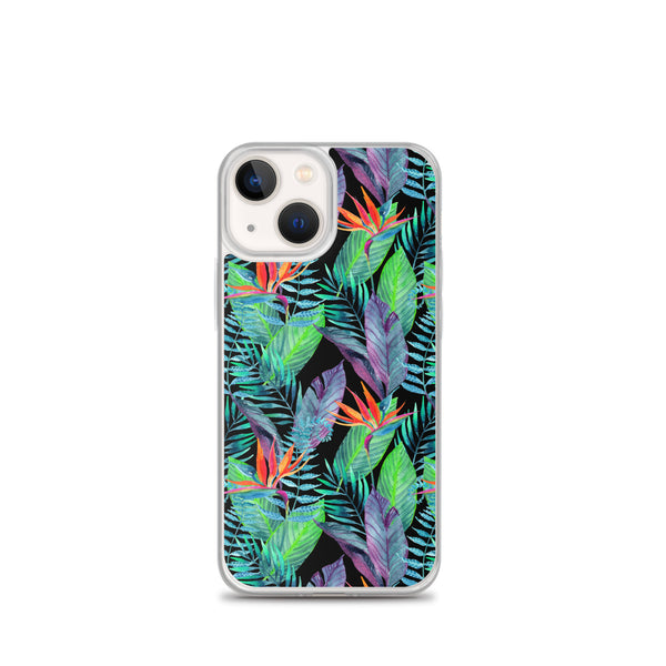 Bird of Paradise iPhone Case (Larger Flowers) -  iPhone Case 11 12 13 (Pro Pro max Mini) 7 8 plus SE XR, X, XS, Xs max