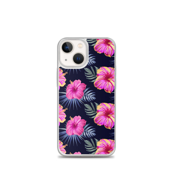 Bright Pink Hibiscus iPhone Case - iPhone Case 11 12 13 (Pro Pro max Mini) 7 8 plus SE XR, X, XS, Xs max
