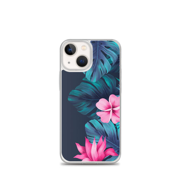 Tropical Flowers and Ferns iPhone Case -  iPhone Case 11 12 13 (Pro Pro max Mini) 7 8 plus SE XR, X, XS, Xs max