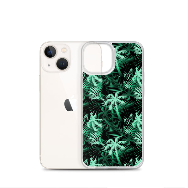 Palm Tree - Green -  iPhone Case 11 12 13 (Pro Pro max Mini) 7 8 plus SE XR, X, XS, Xs max