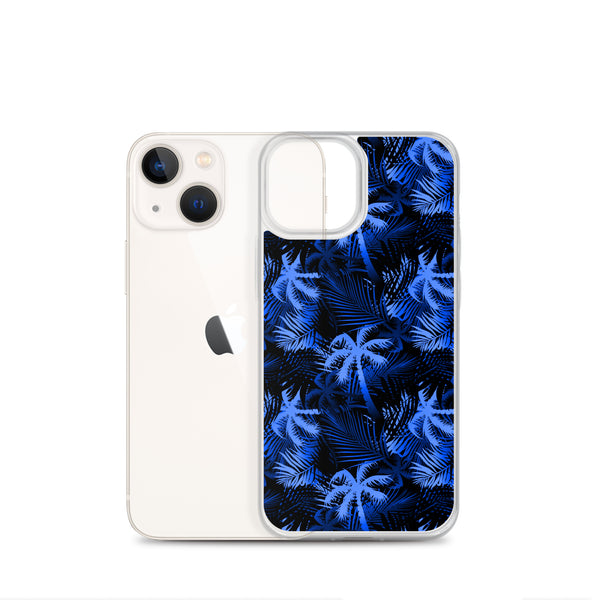 Palm Tree iPhone Case - Blue -  iPhone Case 11 12 13 (Pro Pro max Mini) 7 8 plus SE XR, X, XS, Xs max