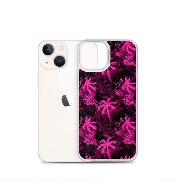 Palm Tree iPhone Case - Hot Pink -  iPhone Case 12, 12 Mini, 12 Pro, 12 Pro max, 11, 11 Pro, 11 Pro max 7, 8, plus SE, XR, X, XS, Xs max