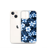 Blue Plumeria iPhone Case -  iPhone Case 11 12 13 (Pro Pro max Mini) 7 8 plus SE XR, X, XS, Xs max
