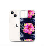 Bright Pink Hibiscus iPhone Case - Larger Flowers -  iPhone Case 11 12 13 (Pro Pro max Mini) 7 8 plus SE XR, X, XS, Xs max