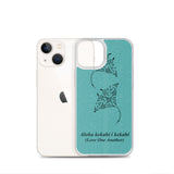 Manta Ray Polynesian Tattoo Iphone Case Aloha Kekahi I Kekahi (Love One Another) -  iPhone Case 11 12 13 (Pro Pro max Mini) 7 8 plus SE XR, X, XS, Xs max