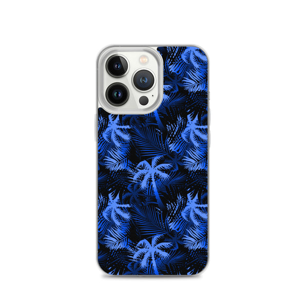 Palm Tree iPhone Case - Blue -  iPhone Case 11 12 13 (Pro Pro max Mini) 7 8 plus SE XR, X, XS, Xs max