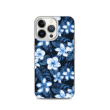 Blue Plumeria iPhone Case -  iPhone Case 11 12 13 (Pro Pro max Mini) 7 8 plus SE XR, X, XS, Xs max
