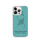 Manta Ray Polynesian Tattoo Iphone Case Aloha Kekahi I Kekahi (Love One Another) -  iPhone Case 11 12 13 (Pro Pro max Mini) 7 8 plus SE XR, X, XS, Xs max