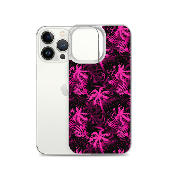 Palm Tree iPhone Case - Hot Pink -  iPhone Case 12, 12 Mini, 12 Pro, 12 Pro max, 11, 11 Pro, 11 Pro max 7, 8, plus SE, XR, X, XS, Xs max