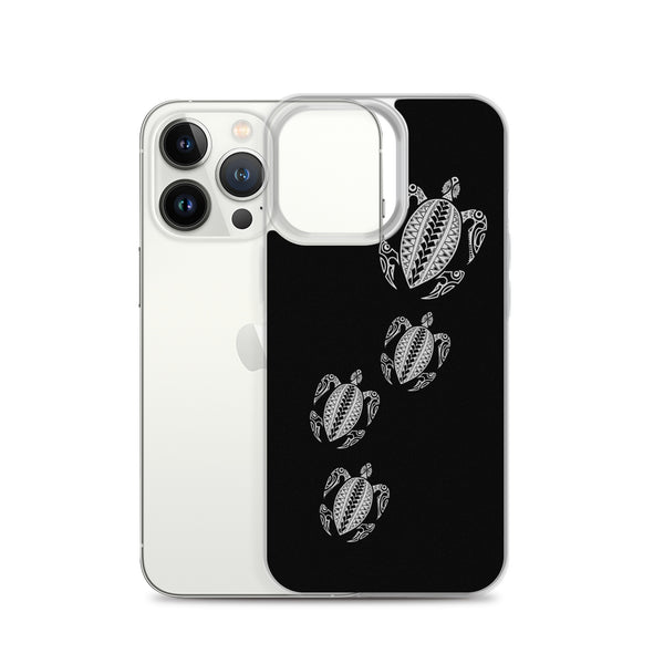 Honu Family  (Hawaiian Sea Turtle) Samoan Tattoo iPhone Case -  iPhone Case 11 12 13 (Pro Pro max Mini) 7 8 plus SE XR, X, XS, Xs max