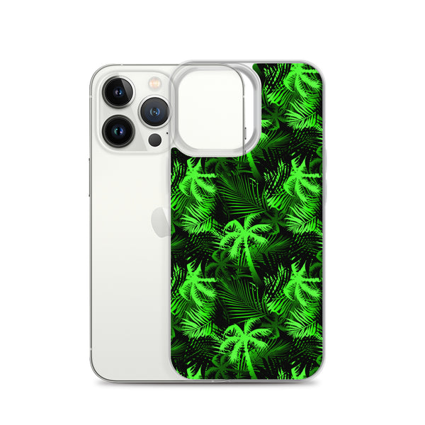 Palm Tree iPhone Case - Lime Green -  iPhone Case 11 12 13 (Pro Pro max Mini) 7 8 plus SE XR, X, XS, Xs max