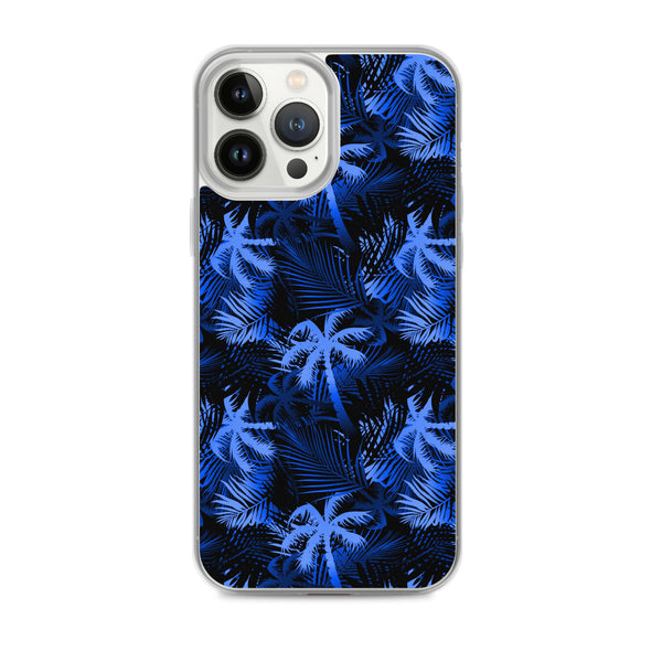 Palm Tree iPhone Case - Blue -  iPhone Case 11 12 13 (Pro Pro max Mini) 7 8 plus SE XR, X, XS, Xs max