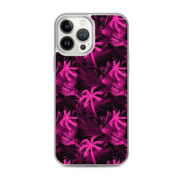 Palm Tree iPhone Case - Hot Pink -  iPhone Case 12, 12 Mini, 12 Pro, 12 Pro max, 11, 11 Pro, 11 Pro max 7, 8, plus SE, XR, X, XS, Xs max