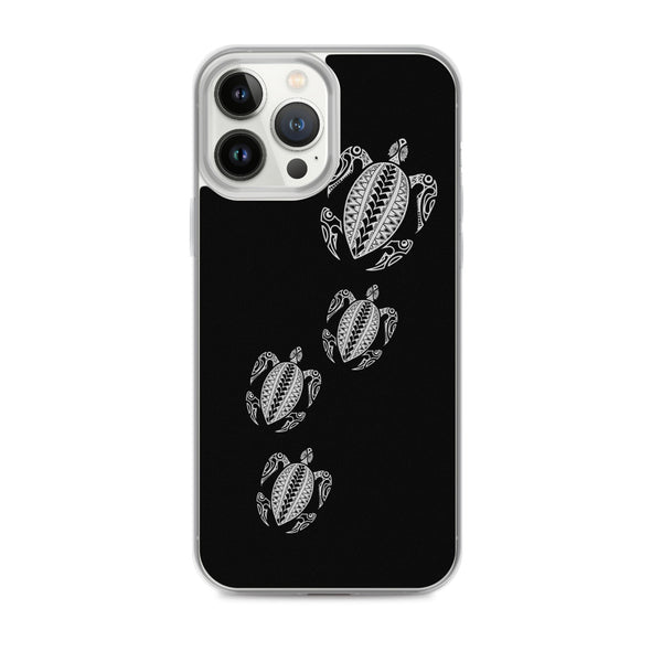 Honu Family  (Hawaiian Sea Turtle) Samoan Tattoo iPhone Case -  iPhone Case 11 12 13 (Pro Pro max Mini) 7 8 plus SE XR, X, XS, Xs max