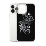 Hibiscus Tattoo iPhone Case - White -  iPhone Case 11 12 13 (Pro Pro max Mini) 7 8 plus SE XR, X, XS, Xs max