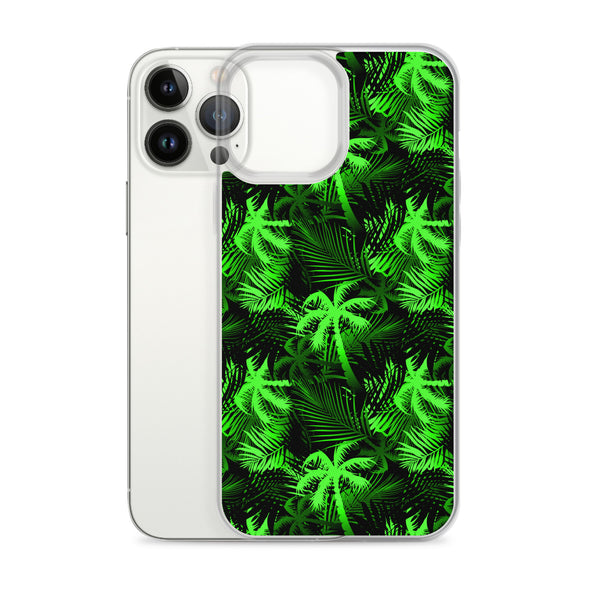 Palm Tree iPhone Case - Lime Green -  iPhone Case 11 12 13 (Pro Pro max Mini) 7 8 plus SE XR, X, XS, Xs max