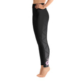 Samoan leggings with hibiscus