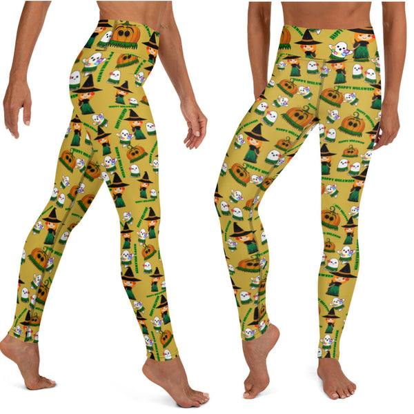 Halloween Hawaii leggings