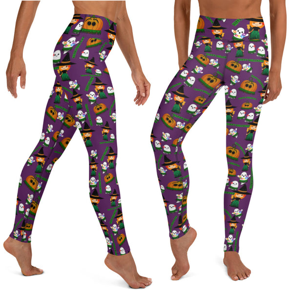 Hulaween yoga pants