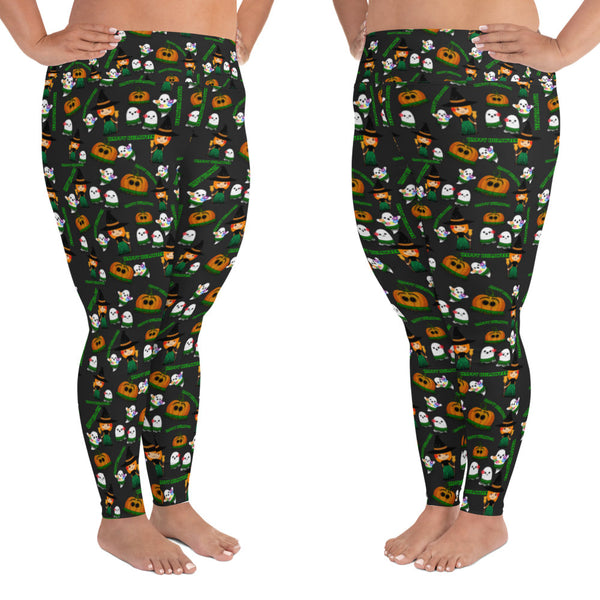 Happy Hulaween Plus size leggings