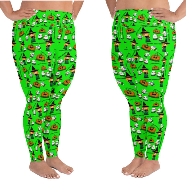 Lime plus size leggings