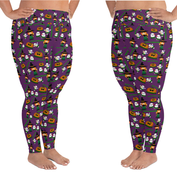 Plus size ghost leggings