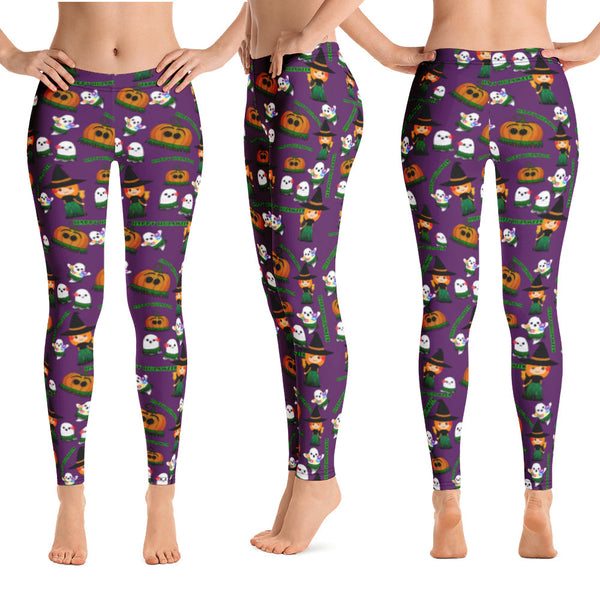 Happy Hulaween leggings