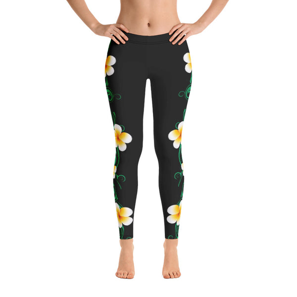 plumeria leggings