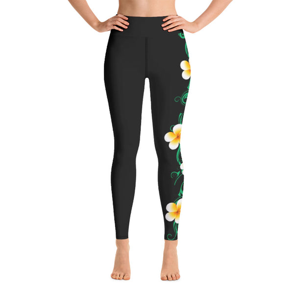 plumeria workout pants