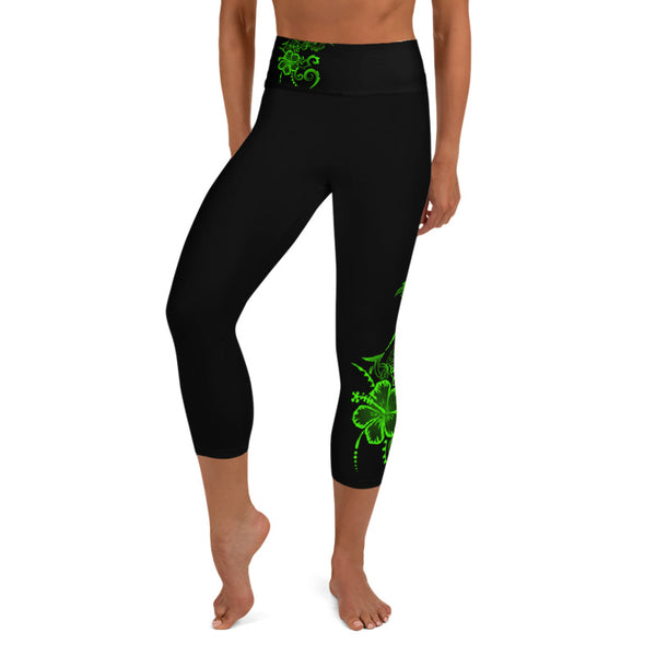 Lime Hibiscus Tattoo Capri