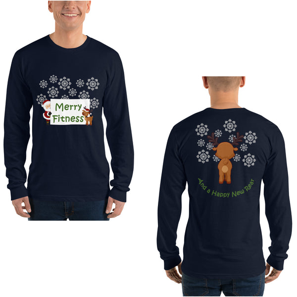 merry fitness blue long sleeve