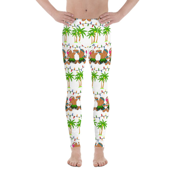 Mens Hawaiian Christmas Leggings