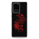 red hibiscus samsung galaxy case