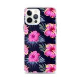 Bright Pink Hibiscus iPhone Case - iPhone Case 11 12 13 (Pro Pro max Mini) 7 8 plus SE XR, X, XS, Xs max