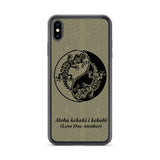 Hawaiian Gecko Brown Iphone case