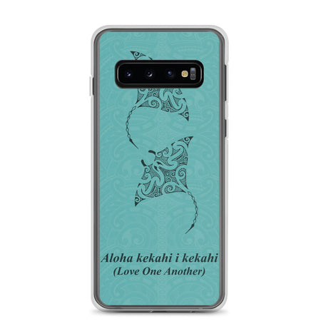 Gecko Yin Yang Polynesian Tattoo Aloha Kekahi I Kekahi (Love One Another)  - Samsung Galaxy Case S10 S20 S21 S22 E FE Plus and Ultra