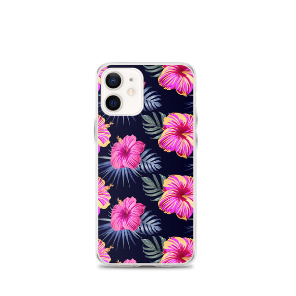 Bright Pink Hibiscus iPhone Case - iPhone Case 11 12 13 (Pro Pro max Mini) 7 8 plus SE XR, X, XS, Xs max