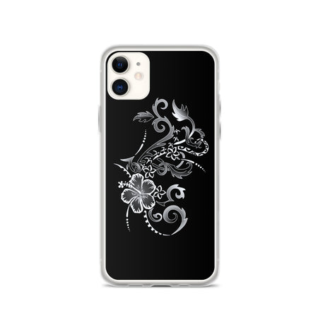 Bird of Paradise iPhone Case (Larger Flowers) -  iPhone Case 11 12 13 (Pro Pro max Mini) 7 8 plus SE XR, X, XS, Xs max