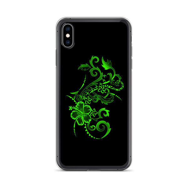 hibiscus tattoo polynesian iphone case