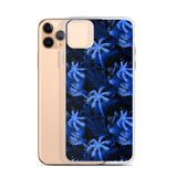 blue palm tree fern iphone