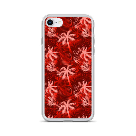 Purple Hibiscus Tattoo Tropical Flowers Hawaiian Floral iPhone Case 11 12 13 (Pro Pro max Mini) 7 8 plus SE XR, X, XS, Xs max