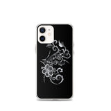 sliver hibiscus tropical iphone case