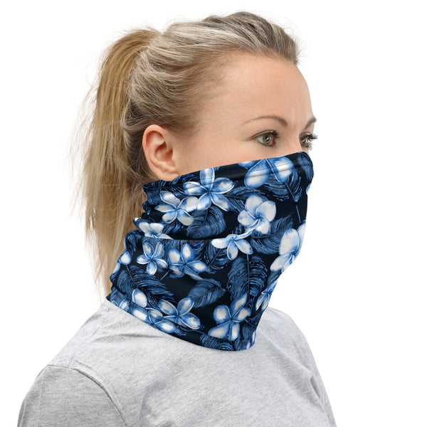 Plumeria neck gaiter