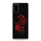 red hibiscus samsung case