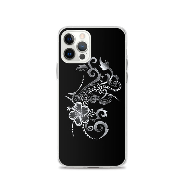 hibiscus tattoo polynesian iphone case