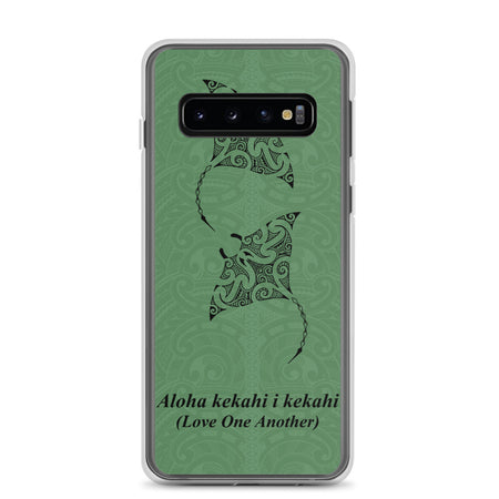 Gecko Yin Yang Polynesian Tattoo Aloha Kekahi I Kekahi (Love One Another)  - Samsung Galaxy Case S10 S20 S21 S22 E FE Plus and Ultra