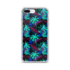 multi colored palm tree iphone case