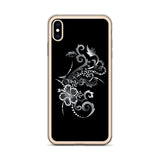 Polynesian hibiscus iphone case